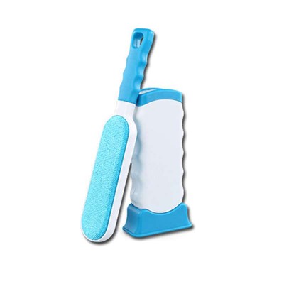 Magic Clean Brush Reusable Self-Cleaning Pet Hair Brush Set Double Lint Remover Fur Scrub Clothes Bag Dust