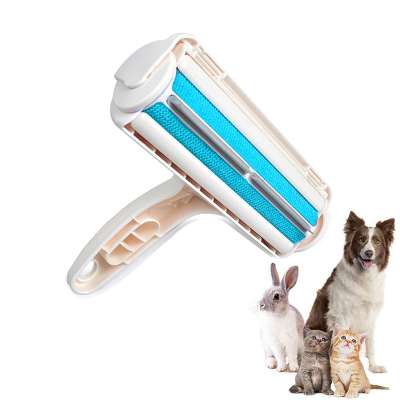 Portable and Reusable Self Cleaning Pet Dog Hair Lint Remover Roller