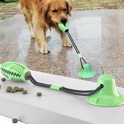 Dog Suction Cup Ball Molar Chew Toys Dog Food Dispenser Ball Toy