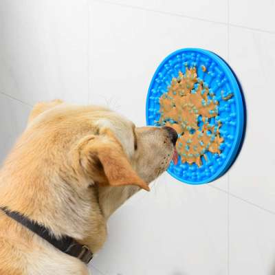 Dog Washing Distraction Device Shower Lick Pad Slow Feeder Dog Mat