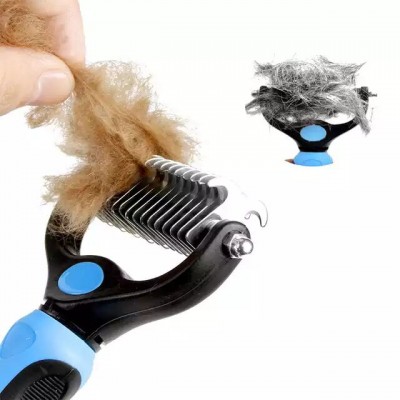 L Pet Grooming Comb Shedding Hair Remove Brush for Dogs Cats Cleaning Supply