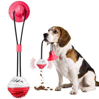 Suction Cup Dog Chew Molar Bite Toys Dog IQ Training Toys