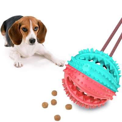 Multifunction Pet Molar Teeth Toy Vocal Ball Molars Bite Resistant Bell