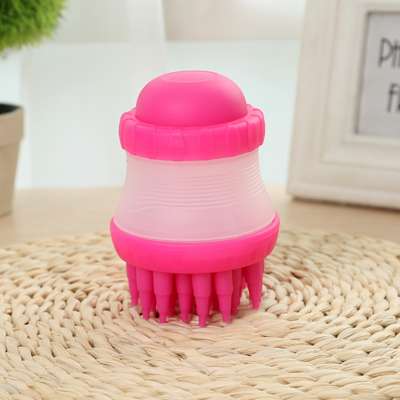 silicone Gel Multifunctional Pet Massage Bath Brush Clean Beauty Tools Pet Supplies